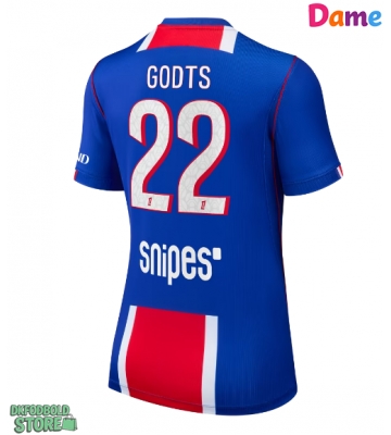 Paris Saint-Germain Mika Godts #22 Replika Hjemmebanetrøje Dame 2026-27 Kortærmet